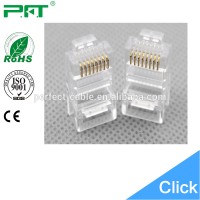 Factory price rj45/rj11 utp cat5e/cat6 connector