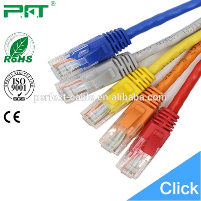 FTP Cat6 patch cord,4 pair of 23/24awg solid conductors or standard conductor